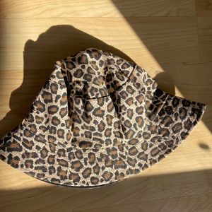 Cheeta Print Bucket Hat